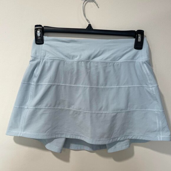 Lululemon light blue tennis / golf skirt with built in shorts, elastic waist  Si - Picture 1 of 5